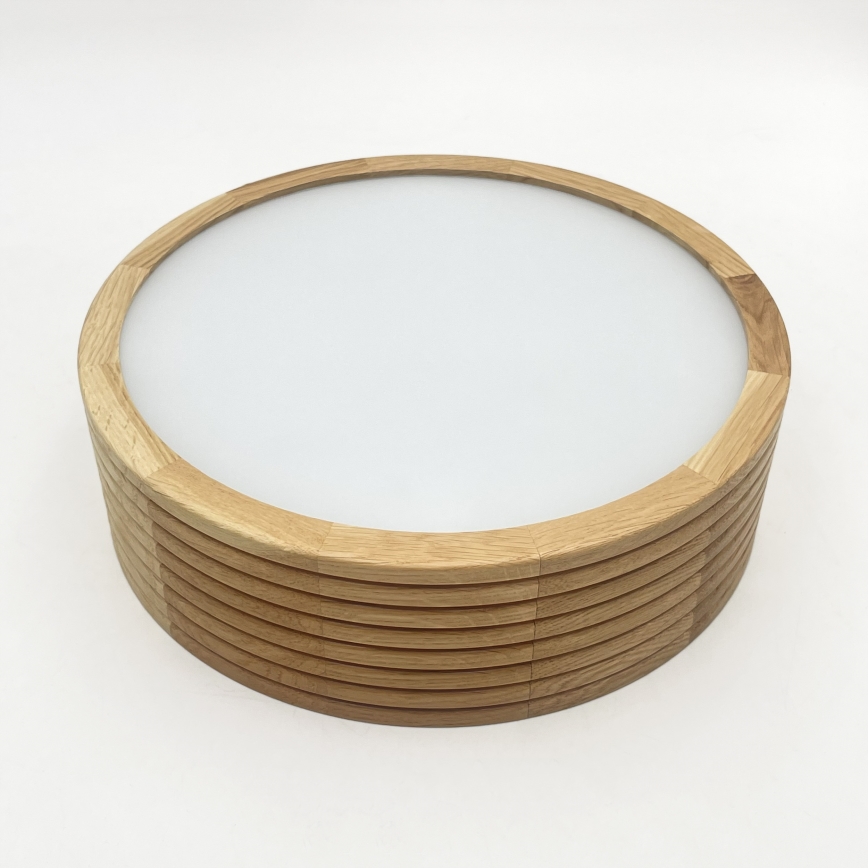 Brilagi - LED lubinis šviestuvas CARVALHO MODERN 1xE27/60W/230V Ø 27,5 cm ąžuolas