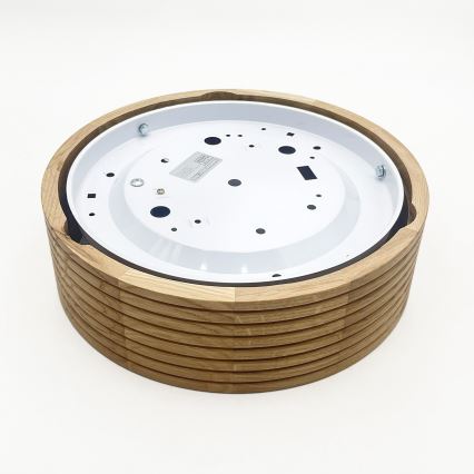 Brilagi - LED lubinis šviestuvas CARVALHO MODERN 1xE27/60W/230V Ø 27,5 cm ąžuolas
