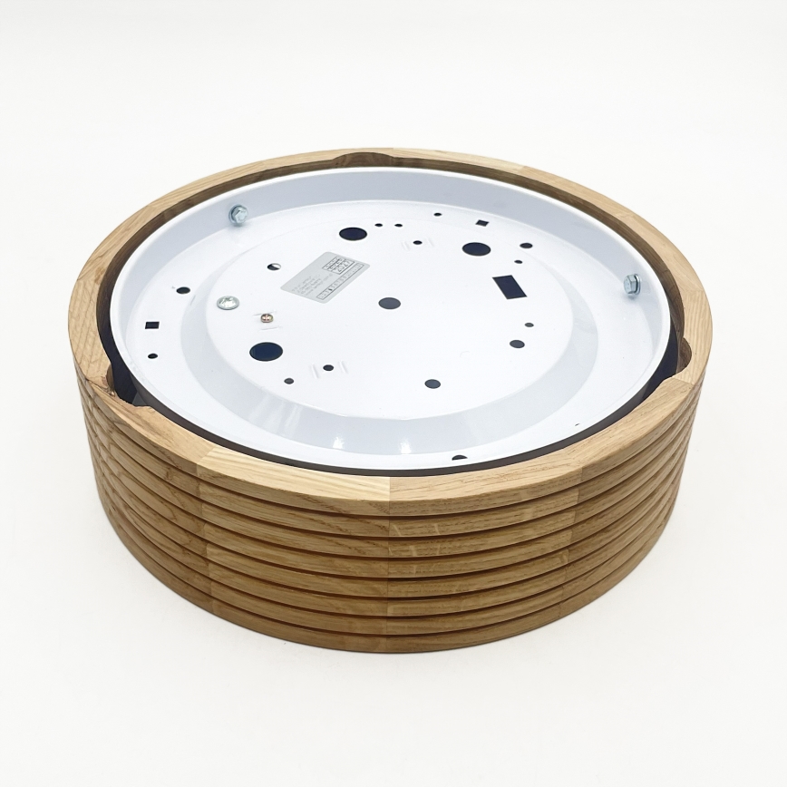 Brilagi - LED lubinis šviestuvas CARVALHO MODERN 1xE27/60W/230V Ø 27,5 cm ąžuolas