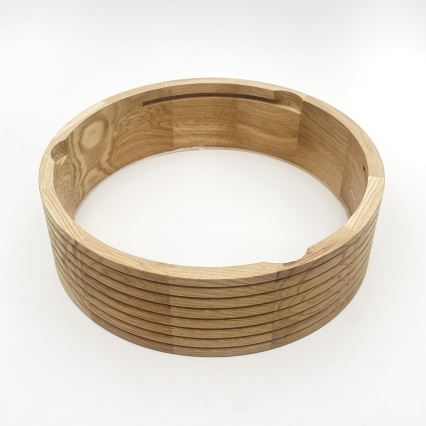 Brilagi - LED lubinis šviestuvas CARVALHO MODERN 1xE27/60W/230V Ø 27,5 cm ąžuolas