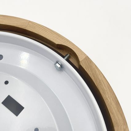 Brilagi - LED lubinis šviestuvas CARVALHO MODERN 1xE27/60W/230V Ø 27,5 cm ąžuolas
