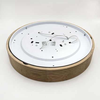 Brilagi - LED lubinis šviestuvas CARVALHO MODERN 3xE27/60W/230V, skersmuo 47,5 cm, ąžuolas