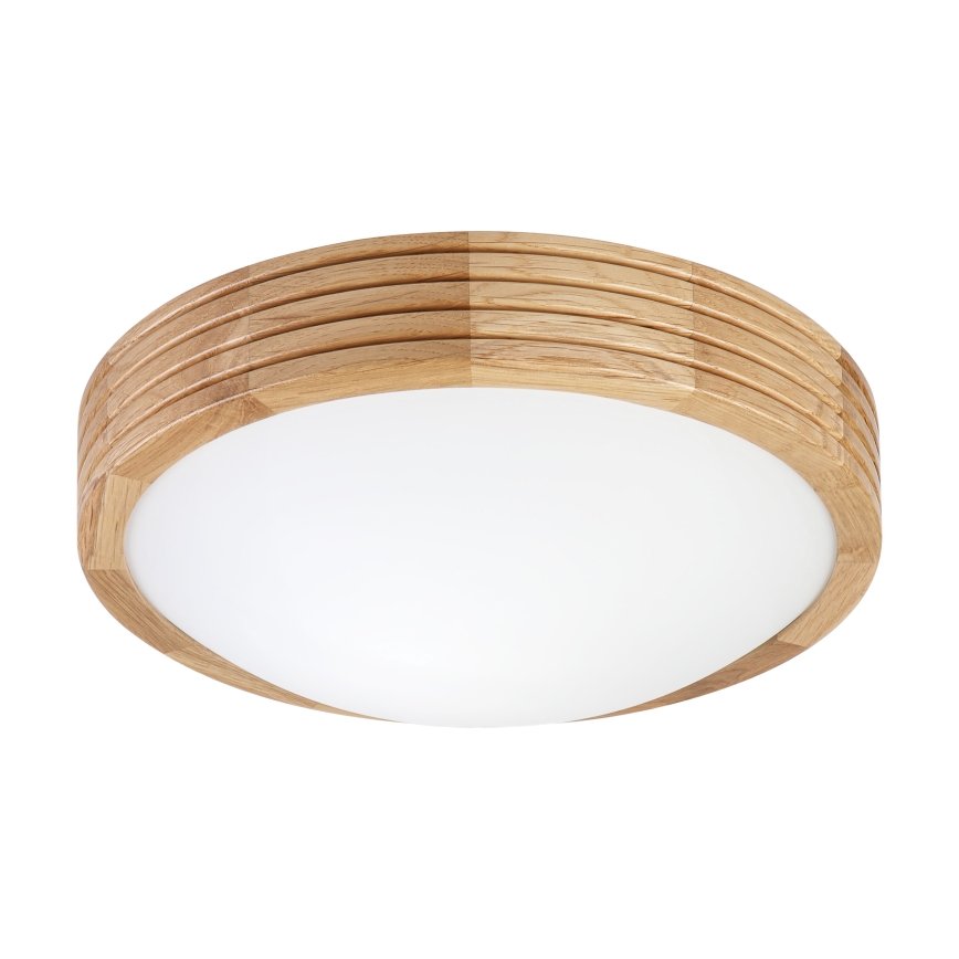 Brilagi - LED lubinis šviestuvas CARVALHO MODERN SLIM 1xE27/60W/230V skers. 27,5 cm ąžuolas