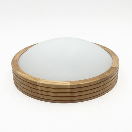 Brilagi - LED lubinis šviestuvas CARVALHO MODERN SLIM 1xE27/60W/230V skers. 27,5 cm ąžuolas