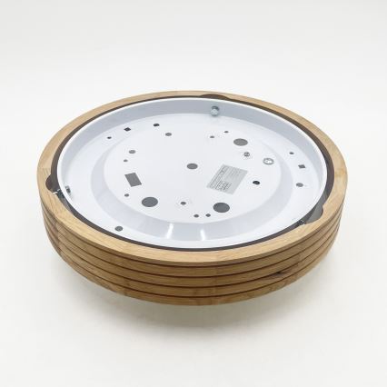 Brilagi - LED lubinis šviestuvas CARVALHO MODERN SLIM 1xE27/60W/230V skers. 27,5 cm ąžuolas