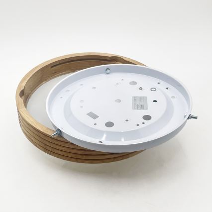 Brilagi - LED lubinis šviestuvas CARVALHO MODERN SLIM 1xE27/60W/230V skers. 27,5 cm ąžuolas