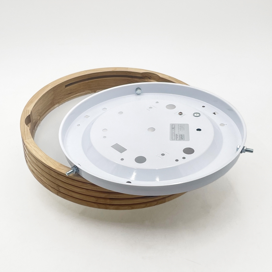 Brilagi - LED lubinis šviestuvas CARVALHO MODERN SLIM 1xE27/60W/230V skers. 27,5 cm ąžuolas