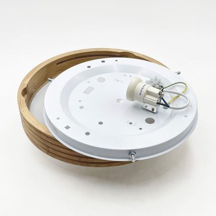 Brilagi - LED lubinis šviestuvas CARVALHO MODERN SLIM 1xE27/60W/230V skers. 27,5 cm ąžuolas