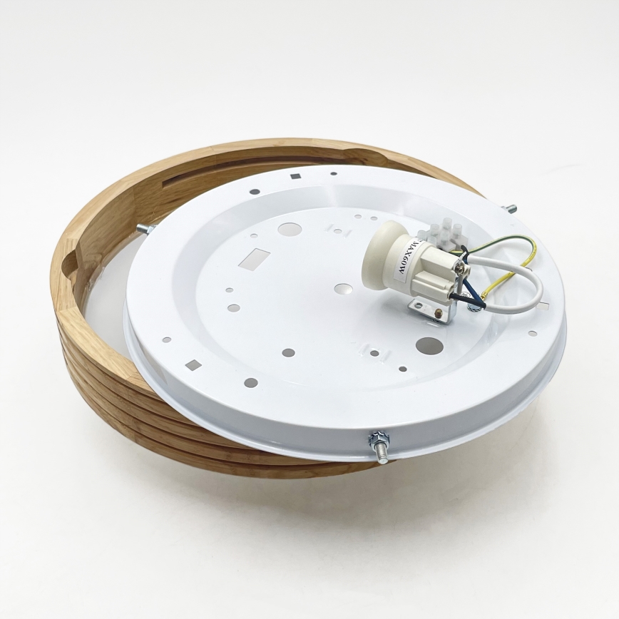 Brilagi - LED lubinis šviestuvas CARVALHO MODERN SLIM 1xE27/60W/230V skers. 27,5 cm ąžuolas
