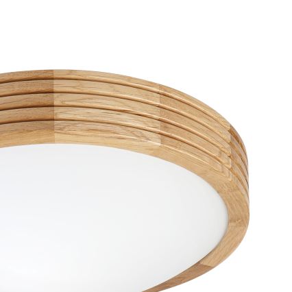 Brilagi - LED lubinis šviestuvas CARVALHO MODERN SLIM 1xE27/60W/230V skers. 27,5 cm ąžuolas