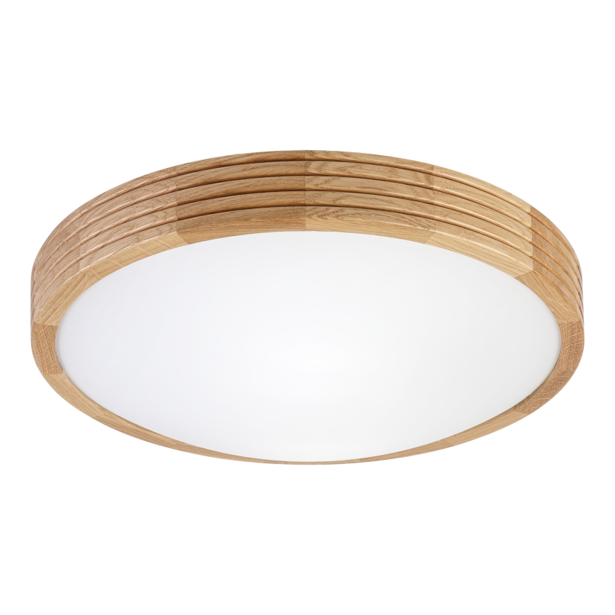 Brilagi - LED lubinis šviestuvas CARVALHO MODERN SLIM 2xE27/60W/230V Ø 37,5 cm ąžuolas