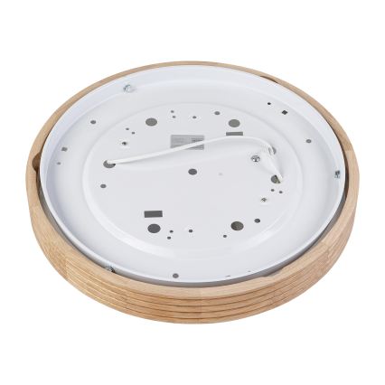 Brilagi - LED lubinis šviestuvas CARVALHO MODERN SLIM 2xE27/60W/230V Ø 37,5 cm ąžuolas