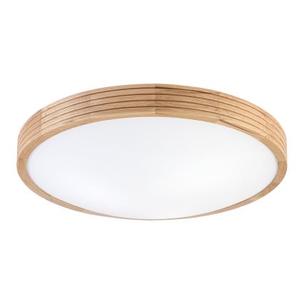 Brilagi - LED lubinis šviestuvas CARVALHO MODERN SLIM 3xE27/60W/230V skersmuo 47,5 cm ąžuolas