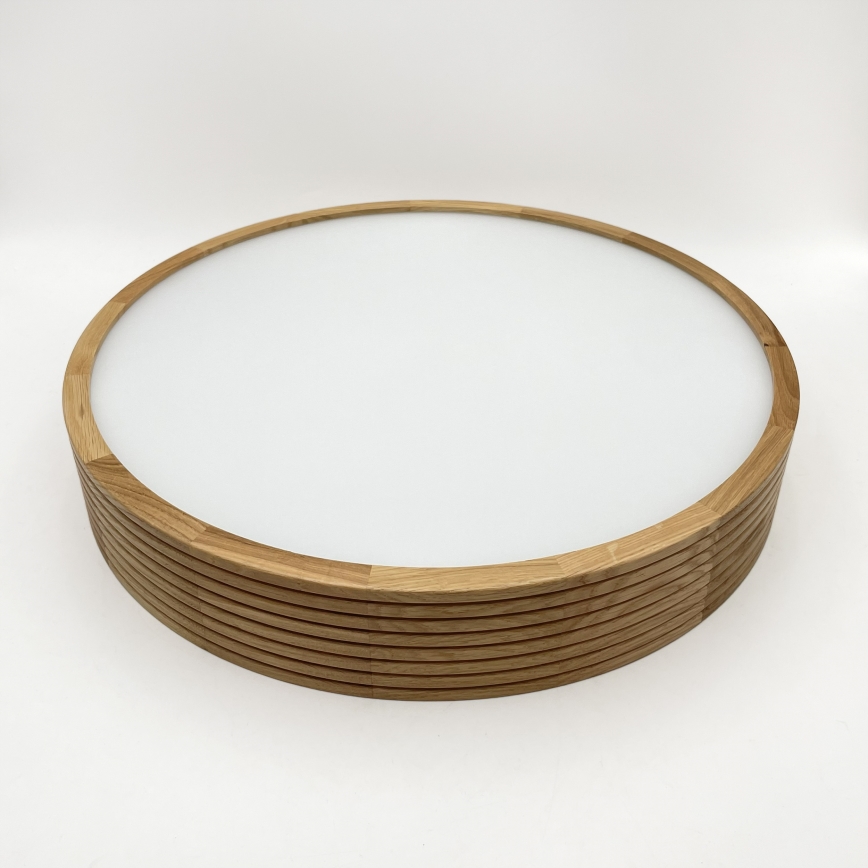 Brilagi - LED lubinis šviestuvas CARVALHO MODERN SLIM 3xE27/60W/230V skersmuo 47,5 cm ąžuolas