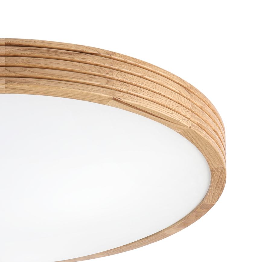 Brilagi - LED lubinis šviestuvas CARVALHO MODERN SLIM 3xE27/60W/230V skersmuo 47,5 cm ąžuolas
