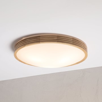 Brilagi - LED lubinis šviestuvas CARVALHO MODERN SLIM 3xE27/60W/230V skersmuo 47,5 cm ąžuolas