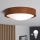 Brilagi - LED lubinis šviestuvas CARVALHO SLIM 1xE27/15W/230V ąžuolas/vyšnia skersm. 27 cm