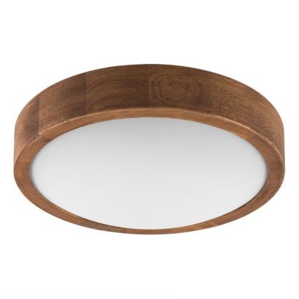 Brilagi - LED lubinis šviestuvas CARVALHO SLIM 1xE27/15W/230V ąžuolas/vyšnia skersm. 27 cm
