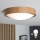 Brilagi - LED lubinis šviestuvas CARVALHO SLIM 1xE27/60W/230V ąžuolas diametras 27 cm