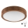 Brilagi - LED lubinis šviestuvas CARVALHO SLIM 1xE27/60W/230V ąžuolas vyšnia diametras 27 cm