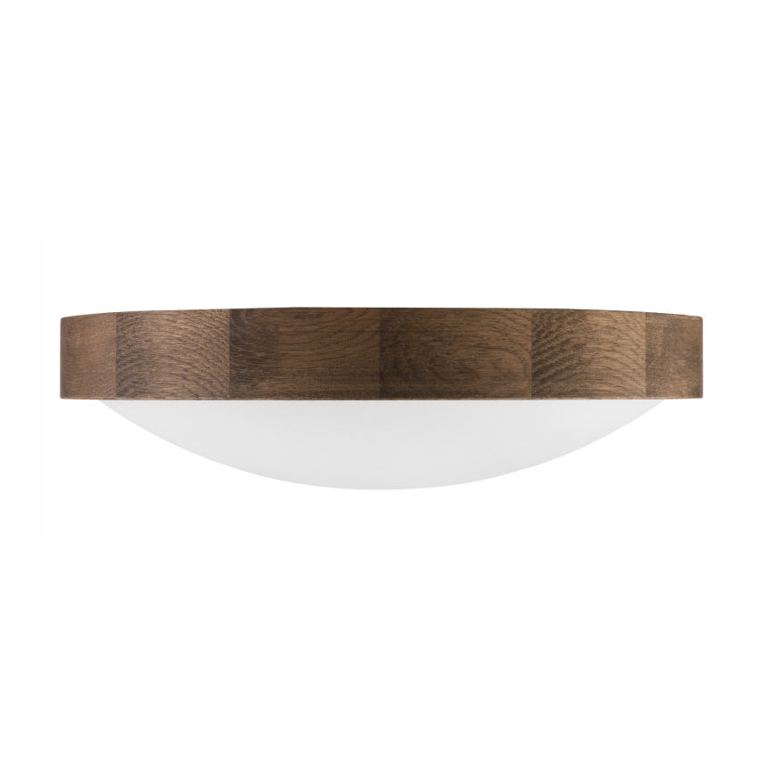 Brilagi - LED Lubinis šviestuvas CARVALHO SLIM 2xE27/60W/230V ąžuolas diametras 37 cm