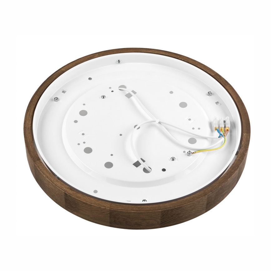 Brilagi - LED Lubinis šviestuvas CARVALHO SLIM 2xE27/60W/230V ąžuolas diametras 37 cm