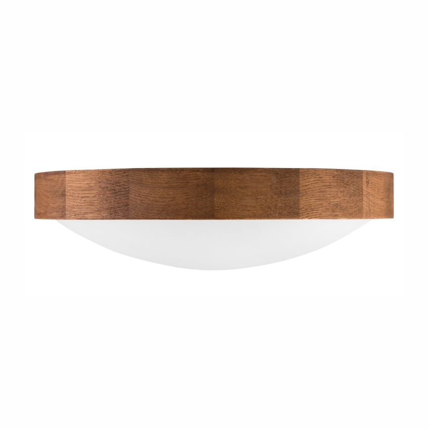 Brilagi - LED lubinis šviestuvas CARVALHO SLIM 2xE27/60W/230V ąžuolas vyšnia diametras 37 cm