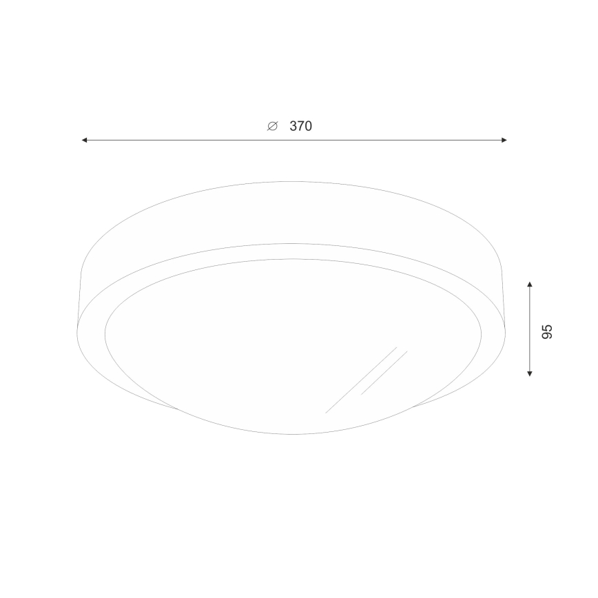 Brilagi - LED lubinis šviestuvas CARVALHO SLIM 2xE27/60W/230V ąžuolas vyšnia diametras 37 cm