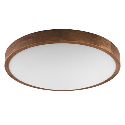 BRILAGI - LED lubinis šviestuvas CARVALHO SLIM 3xE27/15W/230V, ąžuolas/vyšnia, skersmuo 47 cm
