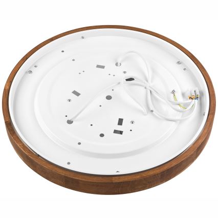 Brilagi - LED lubinis šviestuvas CARVALHO SLIM 3xE27/60W/230V ąžuolas vyšnia diametras 47 cm