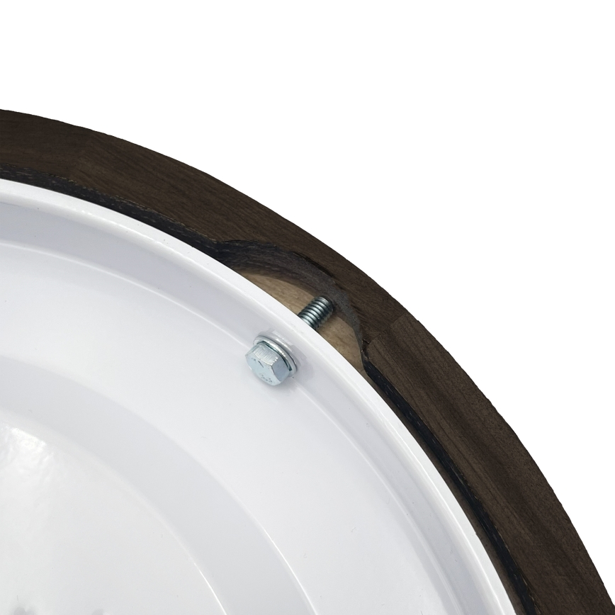 Brilagi - LED lubinis šviestuvas CARVALHO SMOKEY LED/20W/230V ąžuolas, skersmuo 27,5 cm