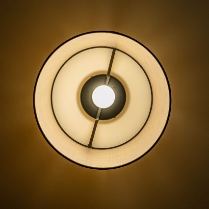 Brilagi - LED lubinis šviestuvas CERIA 1xE27/40W/230V skers. 35 cm, smėlio spalvos