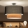 Brilagi - LED lubinis šviestuvas CERIA 1xE27/60W/230V skersmuo 50 cm juoda/smėlio spalvos