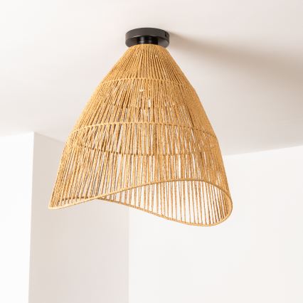 Brilagi - LED lubinis šviestuvas CERIA BOHO 1xE27/40W/230V skersm. 50 cm rudos spalvos
