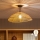 Brilagi - LED lubinis šviestuvas CERIA BOHO 1xE27/60W/230V, skersmuo 50 cm, juoda/ruda