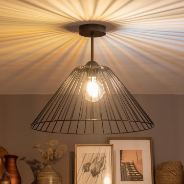 Brilagi - LED lubinis šviestuvas CERIA WIRE 1xE27/60W/230V Ø 45 cm juodas