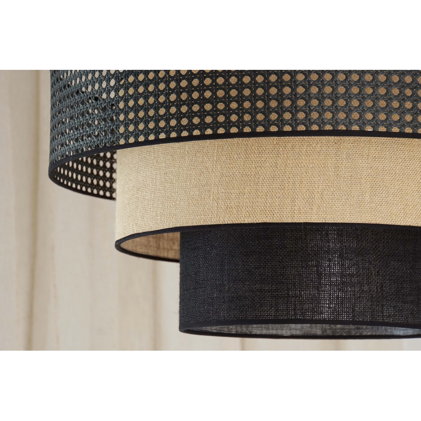 Brilagi - LED lubinis šviestuvas DAKOTA LUNETA LED/12W/230V diametras 60 cm 3000K/4000K/6400K juoda/smėlio spalva
