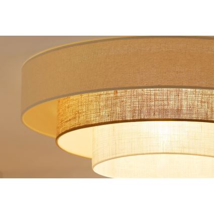 Brilagi - LED lubinis šviestuvas DENVER LUNETA LED/12W/230V diametras 60 cm 3000K/4000K/6400K smėlio spalva/kreminė