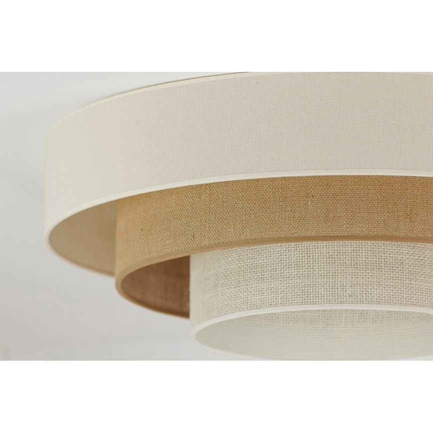 Brilagi - LED Lubinis šviestuvas DENVER LUNETA LED/12W/230V skersmuo 60 cm 3000K/4000K/6400K smėlio/kreminės spalvos