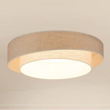 Brilagi - LED lubinis šviestuvas DOVER SHINE LED/26W/230V diametras 60 cm pilka/kreminė
