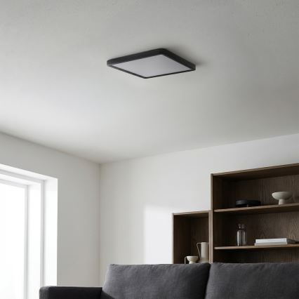 Brilagi - LED lubinis šviestuvas ESTELA SQUARE LED/24W/230V 31x31 cm juoda