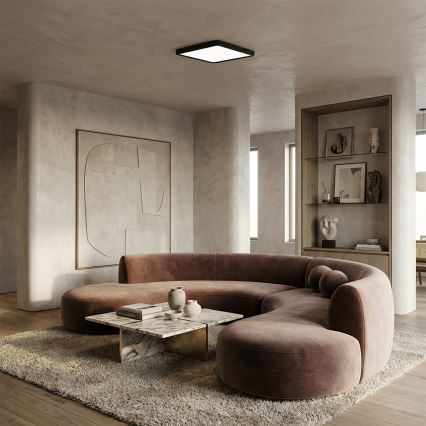 Brilagi - LED lubinis šviestuvas ESTELA SQUARE LED/24W/230V 31x31 cm juoda