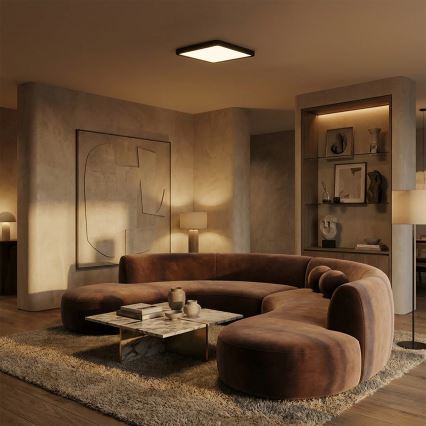 Brilagi - LED lubinis šviestuvas ESTELA SQUARE LED/24W/230V 31x31 cm juoda