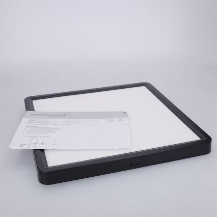 Brilagi - LED lubinis šviestuvas ESTELA SQUARE LED/24W/230V 31x31 cm juoda