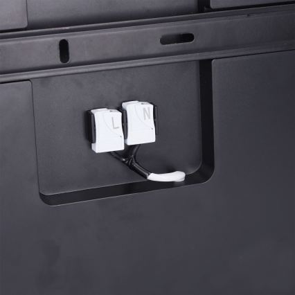 Brilagi - LED lubinis šviestuvas ESTELA SQUARE LED/24W/230V 31x31 cm juoda