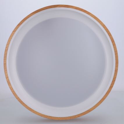 Brilagi - LED lubinis šviestuvas FLOCO LED/24W/230V skersmuo 30 cm medžio dekoras/balta