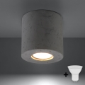 Brilagi -  LED lubinis šviestuvas FRIDA 1xGU10/7W/230V betonas