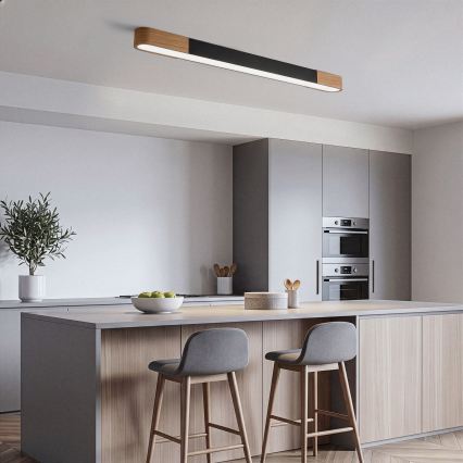 BRILAGI - LED Lubinis šviestuvas GARDALINE LED/100W/230V 120 cm ąžuolas/juoda