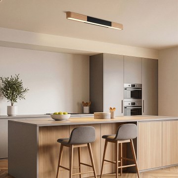BRILAGI - LED lubinis šviestuvas GARDALINE LED/100W/230V 80 cm ąžuolas/juoda