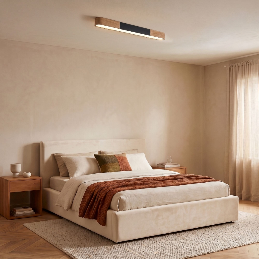 BRILAGI - LED lubinis šviestuvas GARDALINE LED/100W/230V 80 cm ąžuolas/juoda